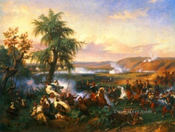 ホレス・バーネット Painting - ハルバの戦い ホレス・ベルネ・アラビアン